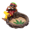 FUJIMA ASHTRAY 5.7" JAMAICAN CHILLING ON STUMP - Image 4